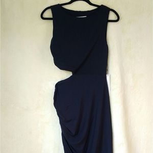 Susana Monaco Black Asymmetrical Dress